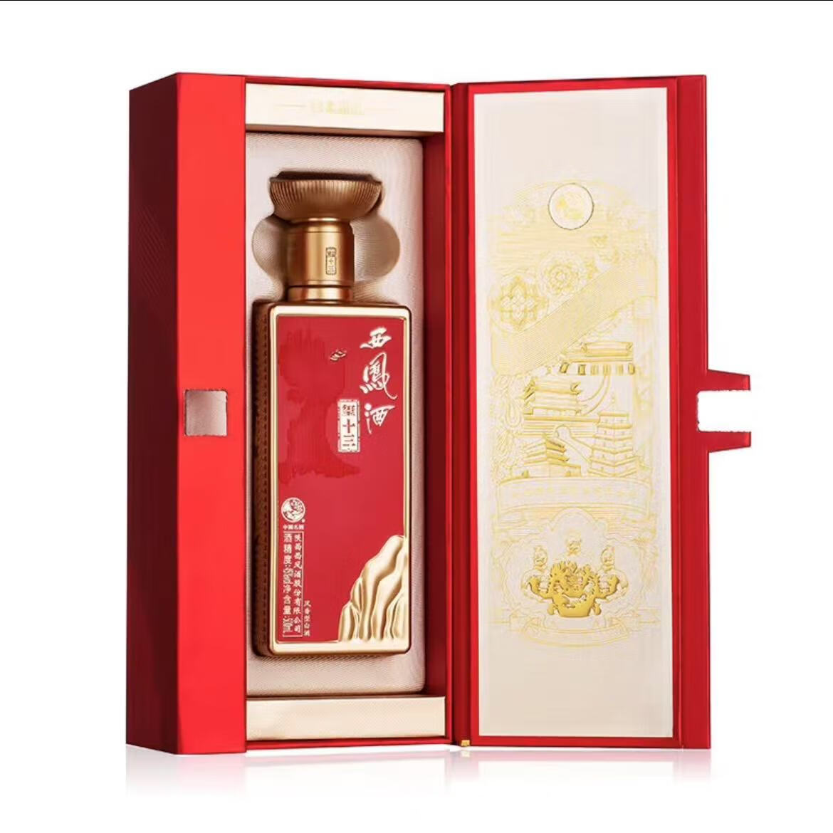 西凤酒玺十三 45度500ml 凤香型白酒 高端商务用酒宴请送礼佳品收藏 45度 500mL 6瓶