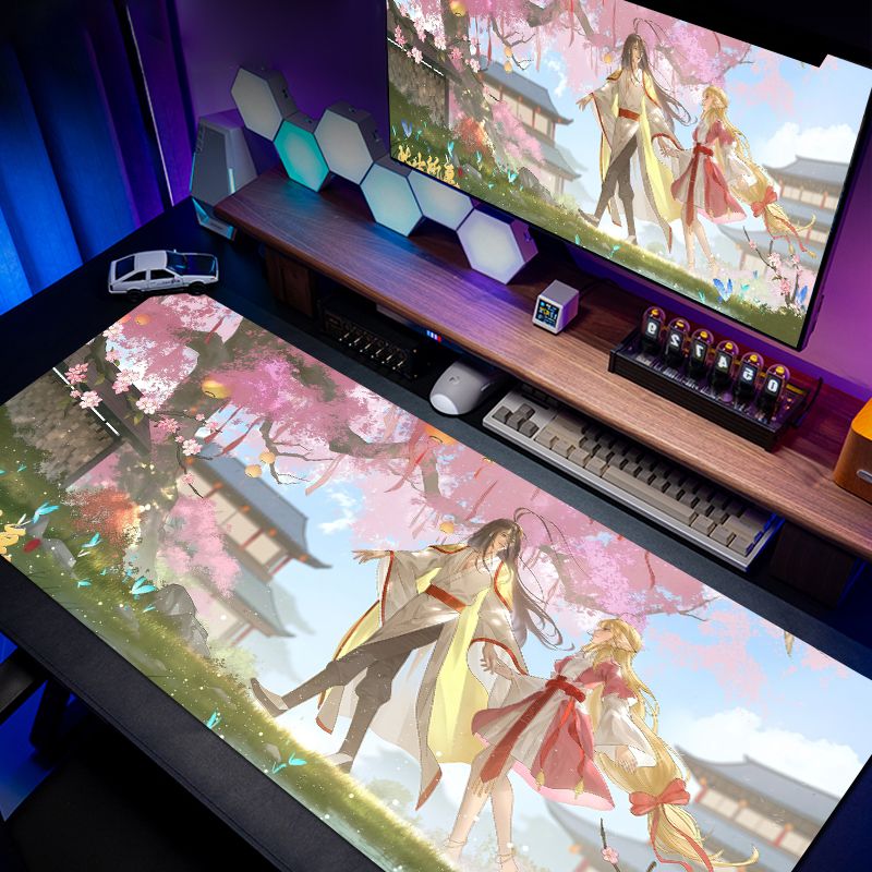 狐妖小红娘鼠标垫超大号涂山红红东方月初动漫键盘垫电脑滑鼠桌垫 BMA-S333（01） 300*250mm 3mm