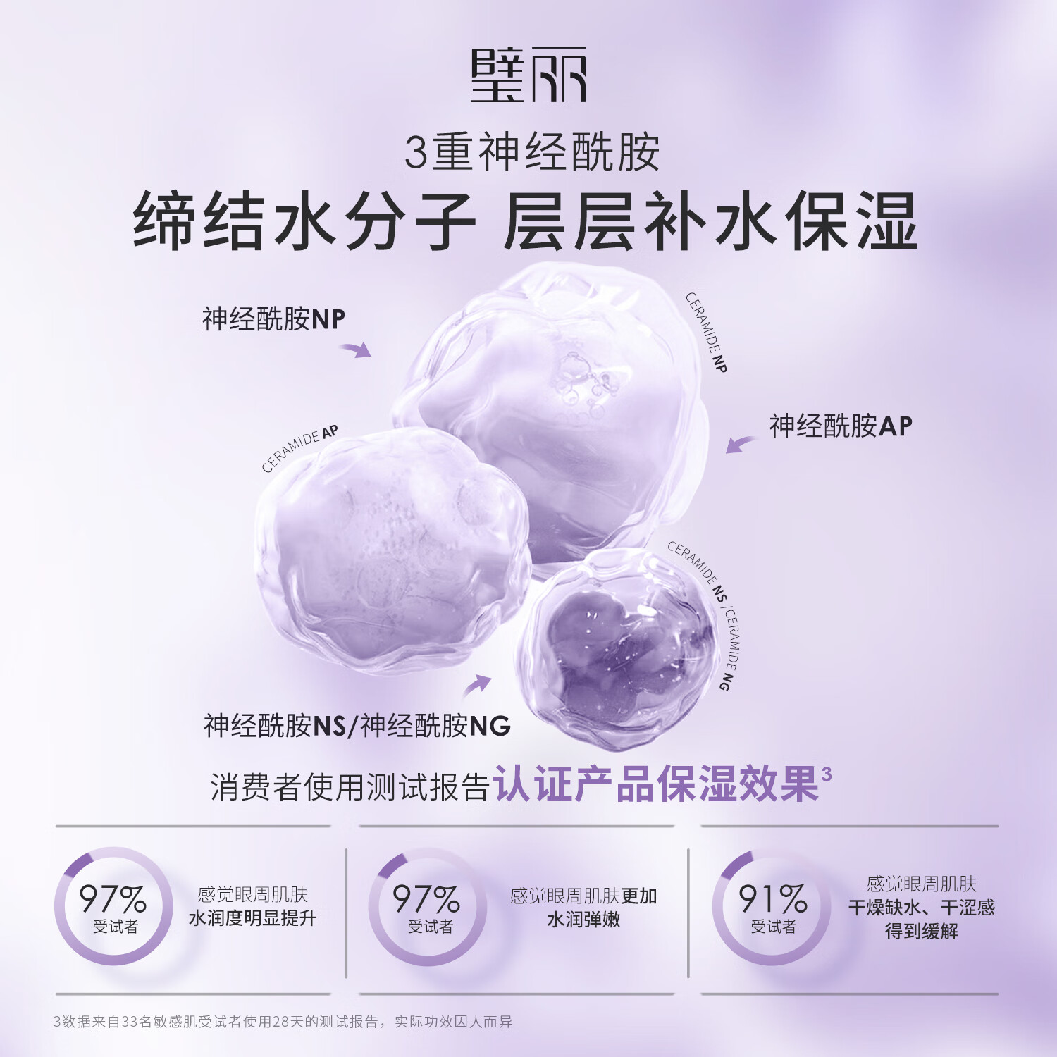 璧丽眼霜 备孕妇女紧致护肤品眼霜专用(有效期26.7) 温润特护多效眼霜 15g