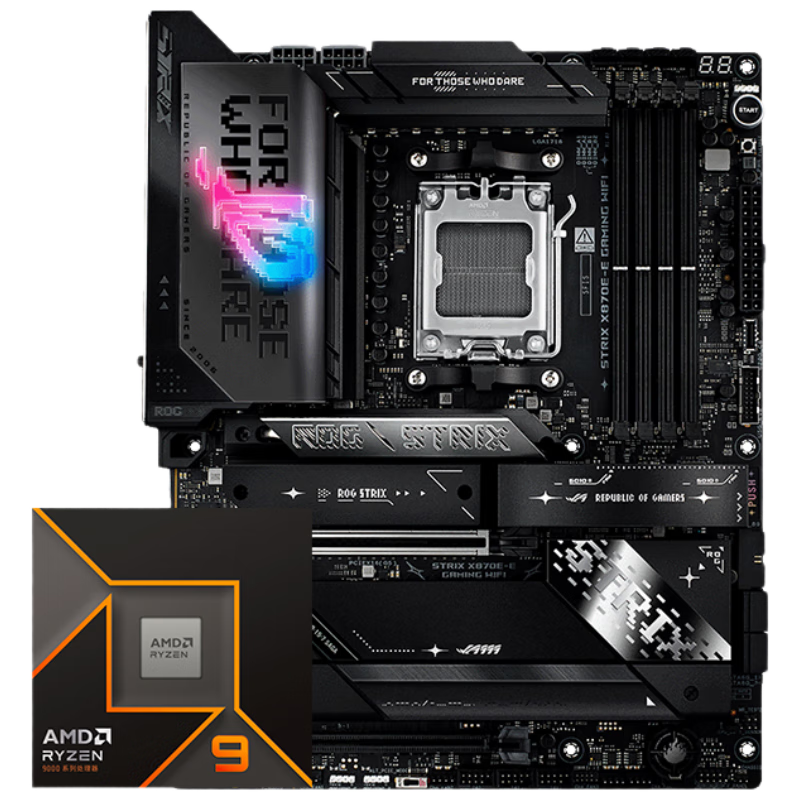 AMD ���� R9 9950X3D �� ��˶ ROG STRIX X870E-E GAMING WIFI ���� CPU��װ 8357.01Ԫ