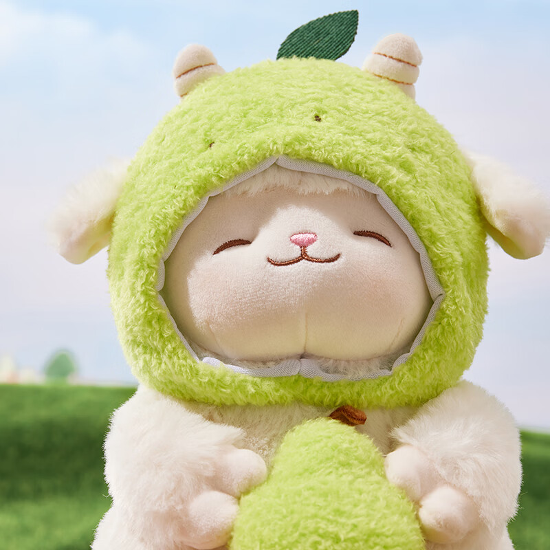 名创优品（MINISO）羊咩咩-小羊站姿公仔毛绒玩具玩偶娃娃抱枕生日礼物女 顺&quot;梨&quot;羊羊