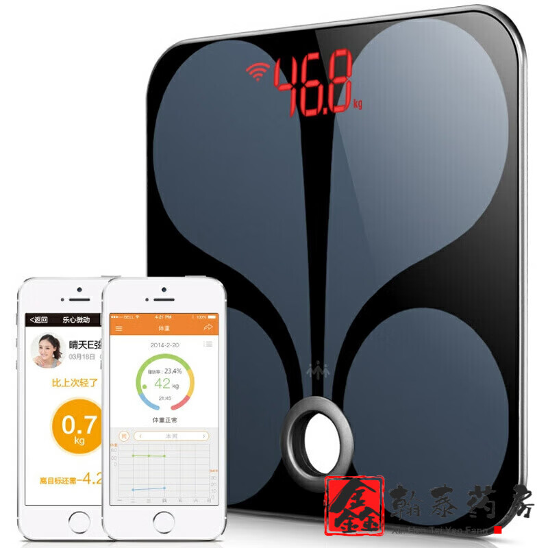 樂(lè)心（lifesense） 智能體脂秤 脂肪秤電子秤Melody 人體健康體重秤