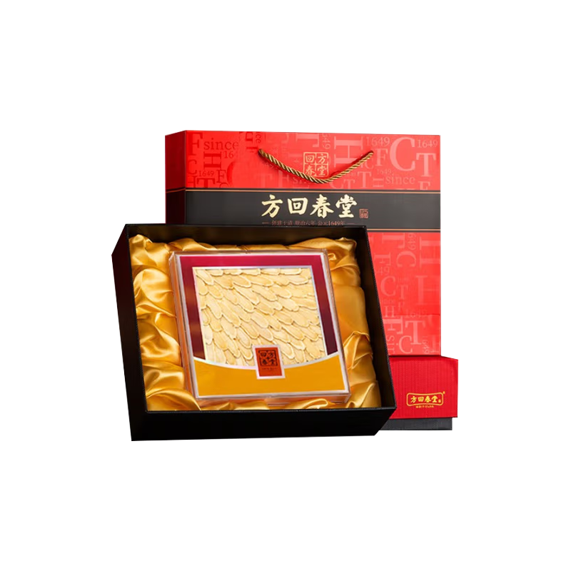 方回春堂 西洋參切片100g/盒 禮盒送禮 東北花旗參切片 滋補 孝敬長(cháng)輩禮物