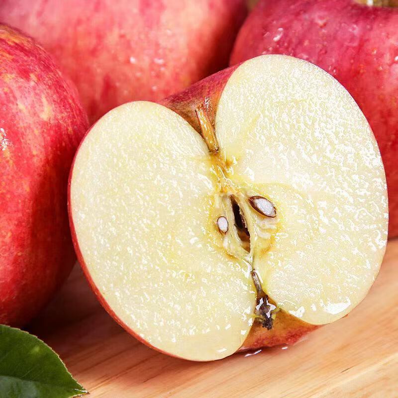 享佳恬山西红富士苹果25年当季水果生鲜脆甜新鲜时令平安果产地直发整箱 8.5斤【单果65mm+】