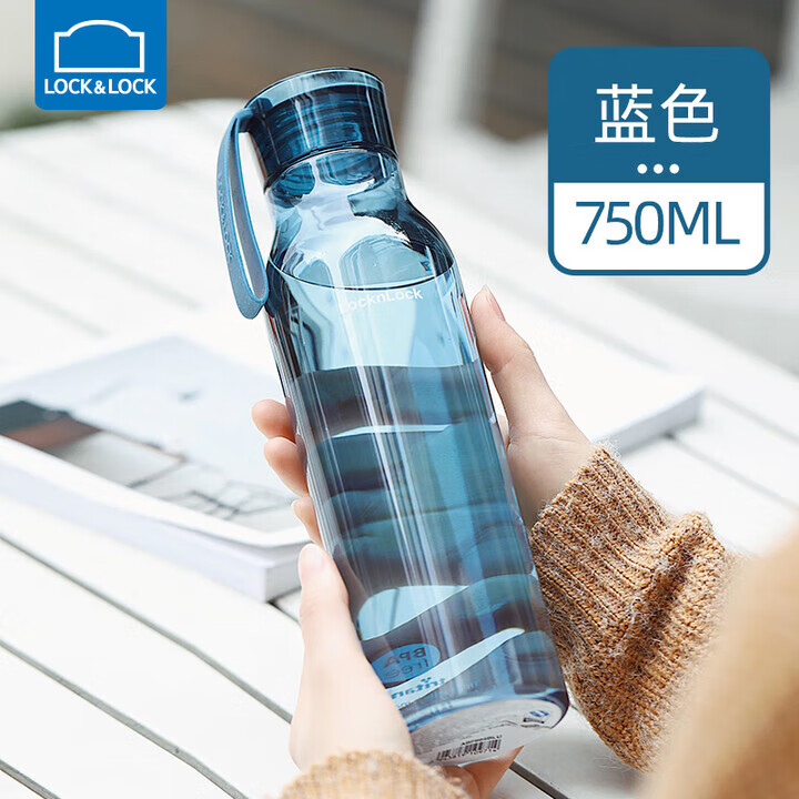 乐扣乐扣ECO运动水杯750ml蓝色便携带提绳学生杯 现价38.2元 乐扣乐扣ECO运动水杯750ml蓝色便携带提绳学生杯 现价38.2元