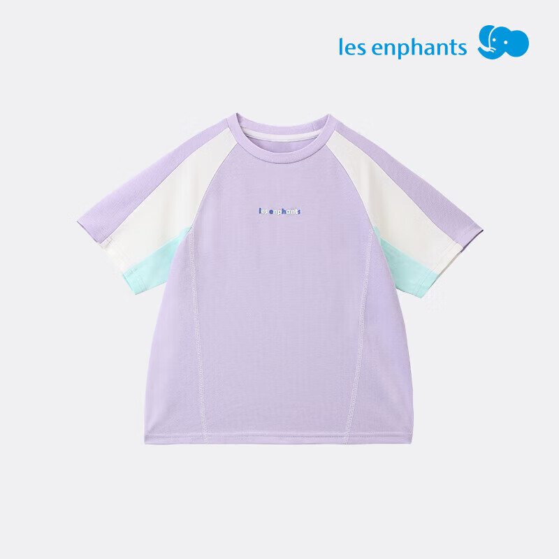 丽婴房(Les enphants)儿童短袖T恤 活力紫 150 cm/12岁
