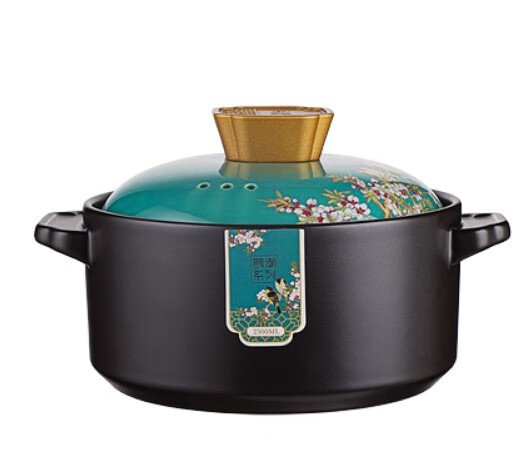 厨夫人砂锅陶瓷耐高温家用明火炖锅煲汤干烧燃气煤气灶专用石锅煲 2