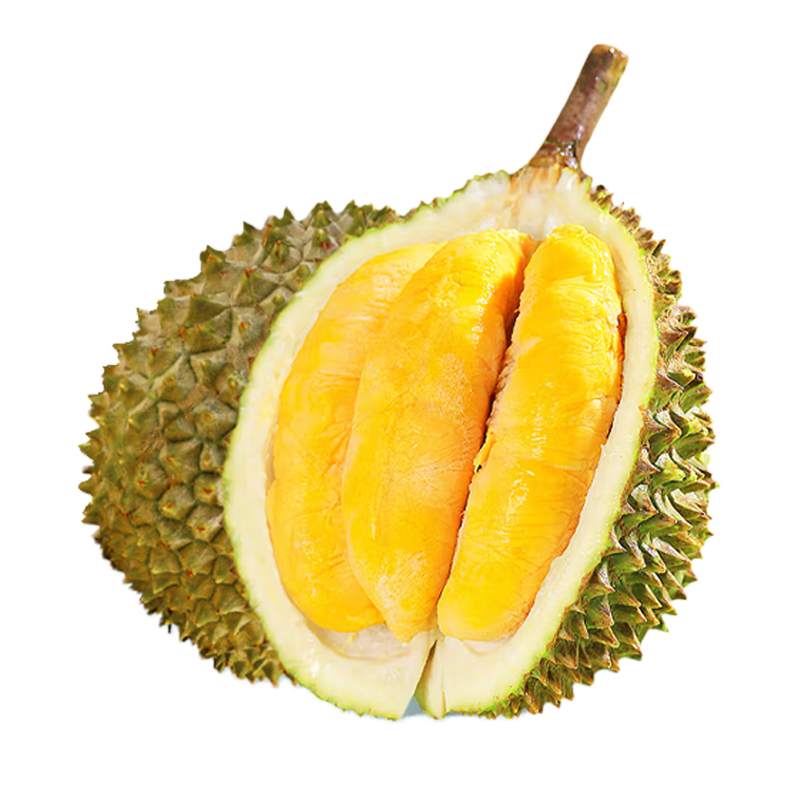 京鲜生 马来西亚猫山王鲜榴莲 4-4.5斤 1个装 保4房 源头直发 包邮