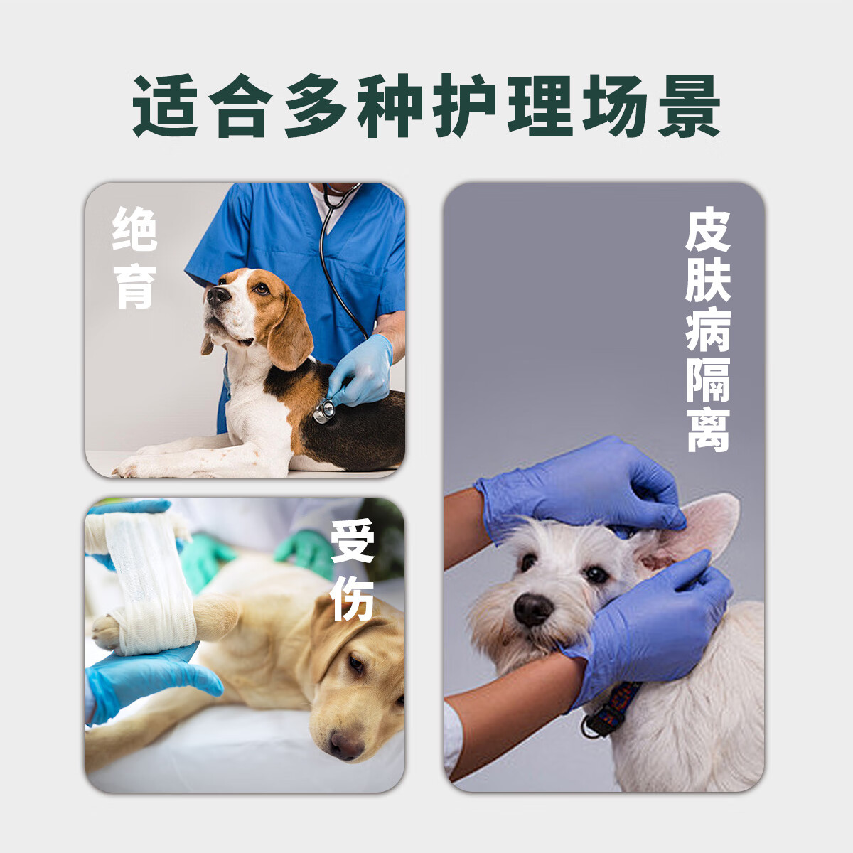 KUOSER狗狗绝育服生理裤泰迪比熊术后衣防抓防舔透气狗狗衣服 桃子粉 2XL:建议63斤以上