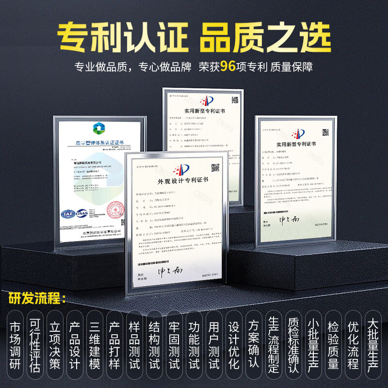 锐思(RISING)腹肌健身器男士健腹轮家用健身三轮弹簧腹肌轮腹部 黑色