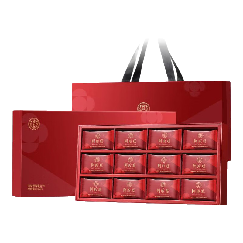 同仁堂阿膠糕禮盒600g阿膠補品氣血女即食阿膠糕補品送父母長(cháng)輩營(yíng)養禮盒