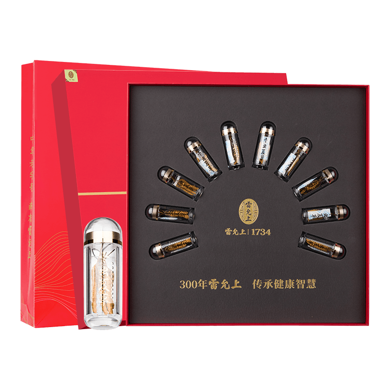 雷允上 冬虫夏草礼盒约5根/g 10g约50根冻干虫草送长辈端午节父亲节礼品