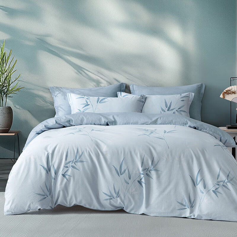 ����˿ˮ�Ǽҷĳ�Ʒ ������/�ļ���100%���� ӡ���׼� ���״����� ��ҡ֦Ӱ(100%ȫ��&�����׷�) 1.8�״��� ������ ����220*240cm