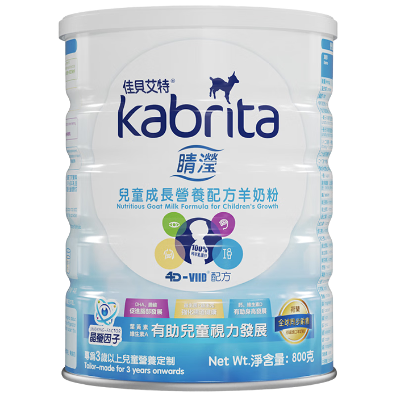�ѱ����ظ۰澦��4��3-12��800g/�޶�ͯ�ɳ��̷����̷� DHA+Ҷ����