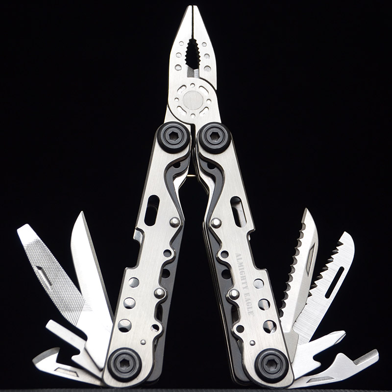 全能鹰多功能工具钳户外组合折叠钳子便携edc小刀钳野营应急钳子随身
