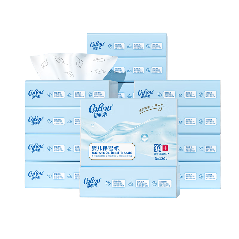 ������ COROU Ӥ��ֽ�� 3��Ӵ�S��120��15�� ��ʪ�������˪ֽ 61.96Ԫ