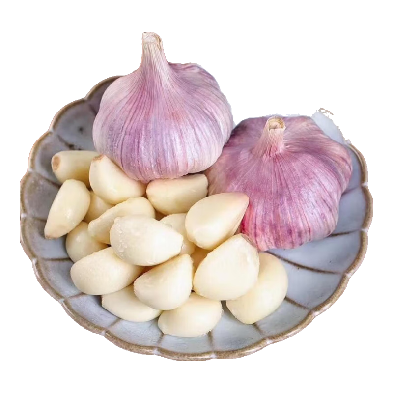 大蒜头出口品质网兜紫蒜蔬菜调料新鲜大果烧烤火锅食材 【精品网兜装】5斤装 2300g