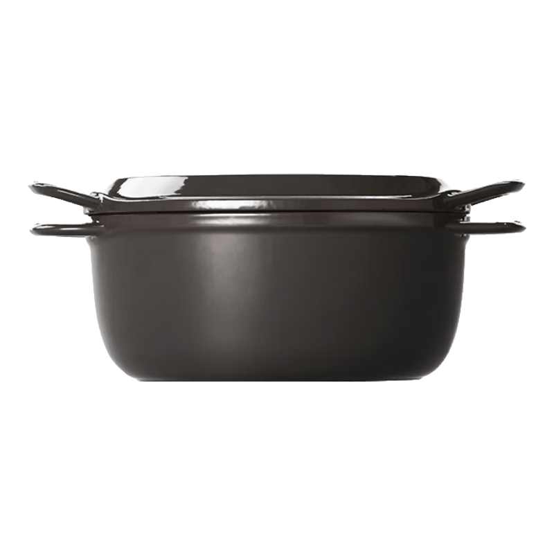 VERMICULAR【23cm微壓燉鍋】日本唯米樂琺瑯鑄鐵圓燉鍋無水料理電鍋原裝內膽 琺瑯鑄鐵鍋-太空灰23cm3.7L