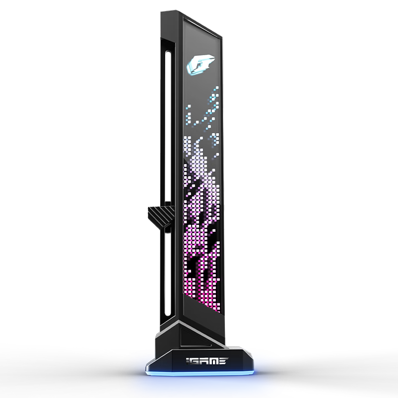 七彩虹iGame幻光矩阵 ARGB灯效显卡支架 iGame幻光矩阵 黑色显卡支架