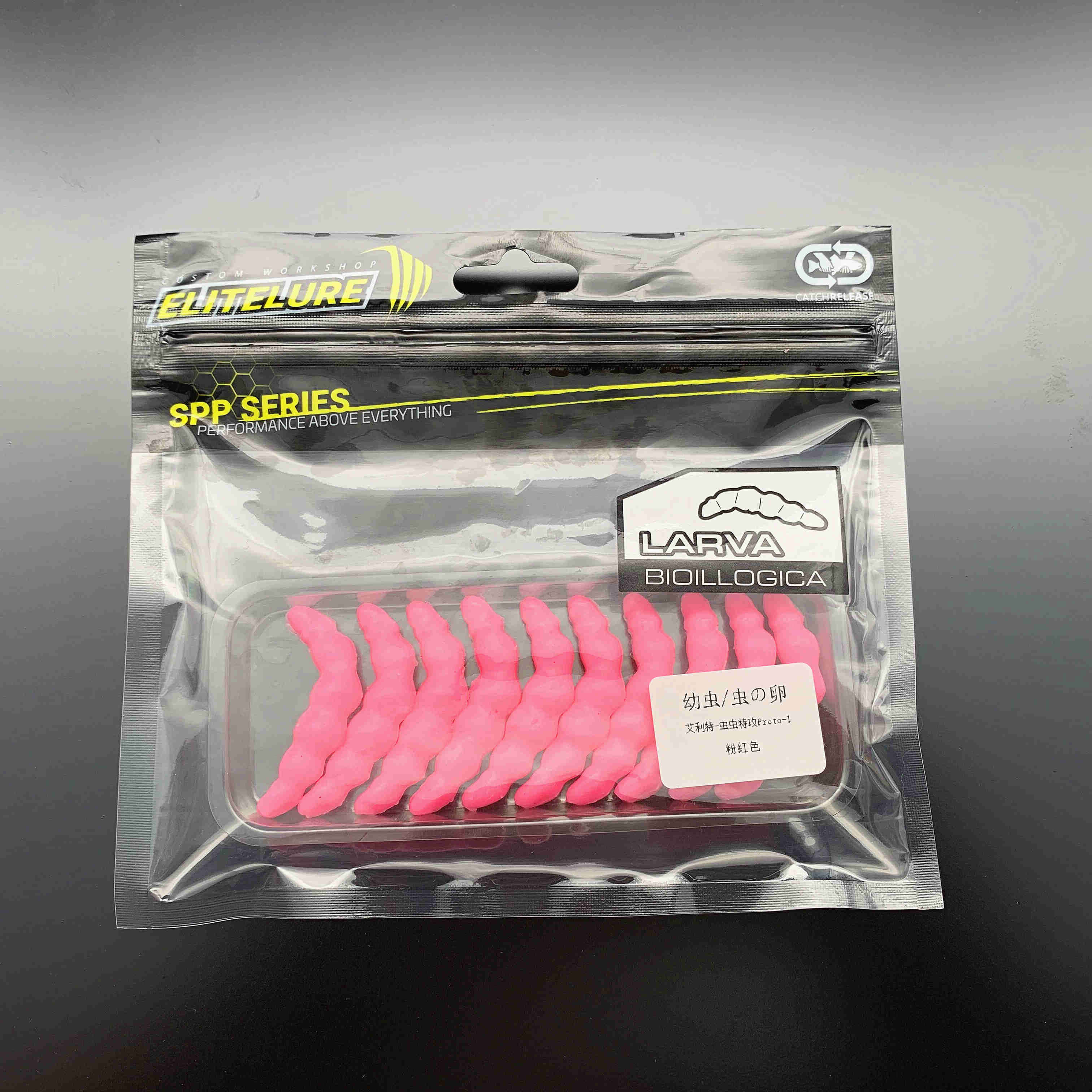 艾利特日系幼虫虫卵假饵软饵路亚饵细鳞鲑鳟鱼 骚粉