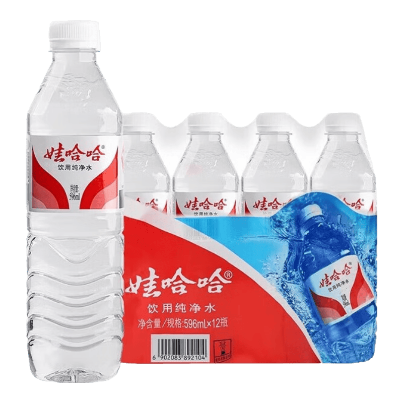 WAHAHA/�޹��� ���� ƿװ ����ˮ 596ml 12ƿ 16.8Ԫ