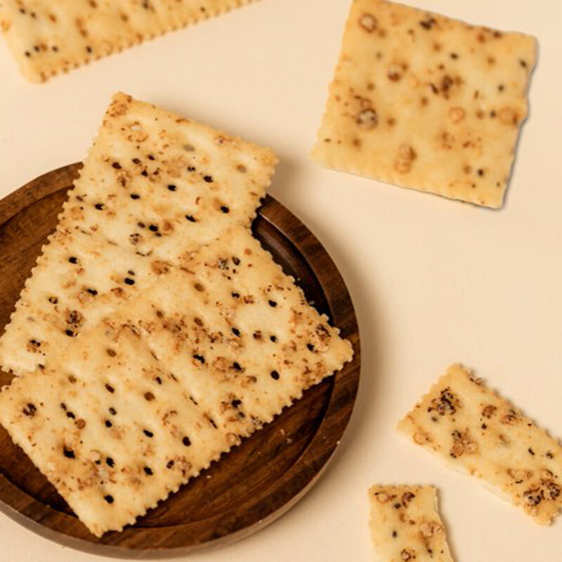 Tim Hortons【5盒更优惠】Tims新品黑松露苏打饼干饱腹小零食追剧下午茶零食 5盒装