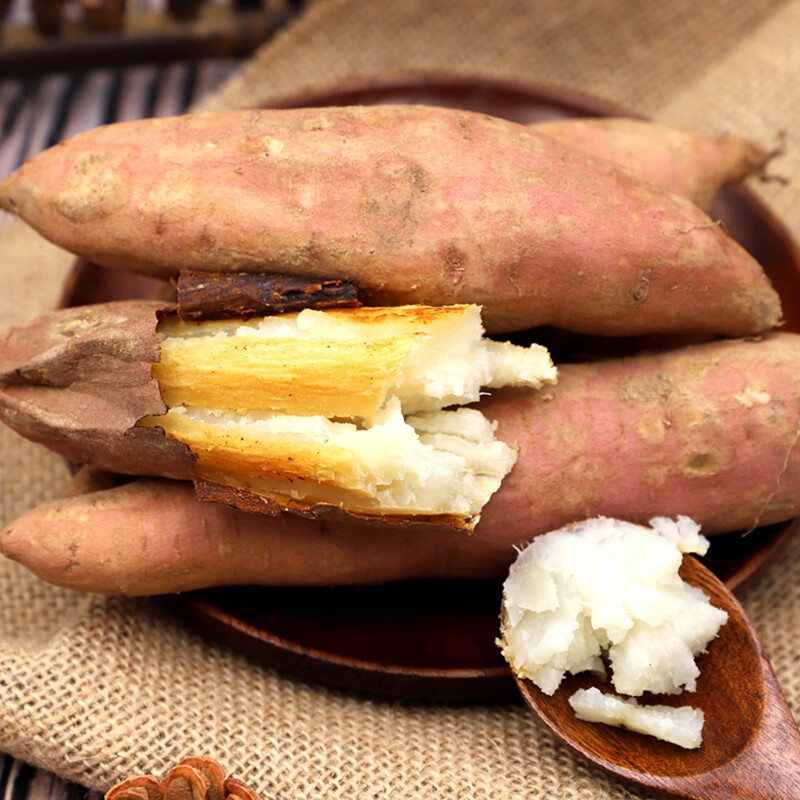 佳农宝菜哈密白心红薯哈密冰糖蜜薯单果约100g+净重4.5斤源头直发