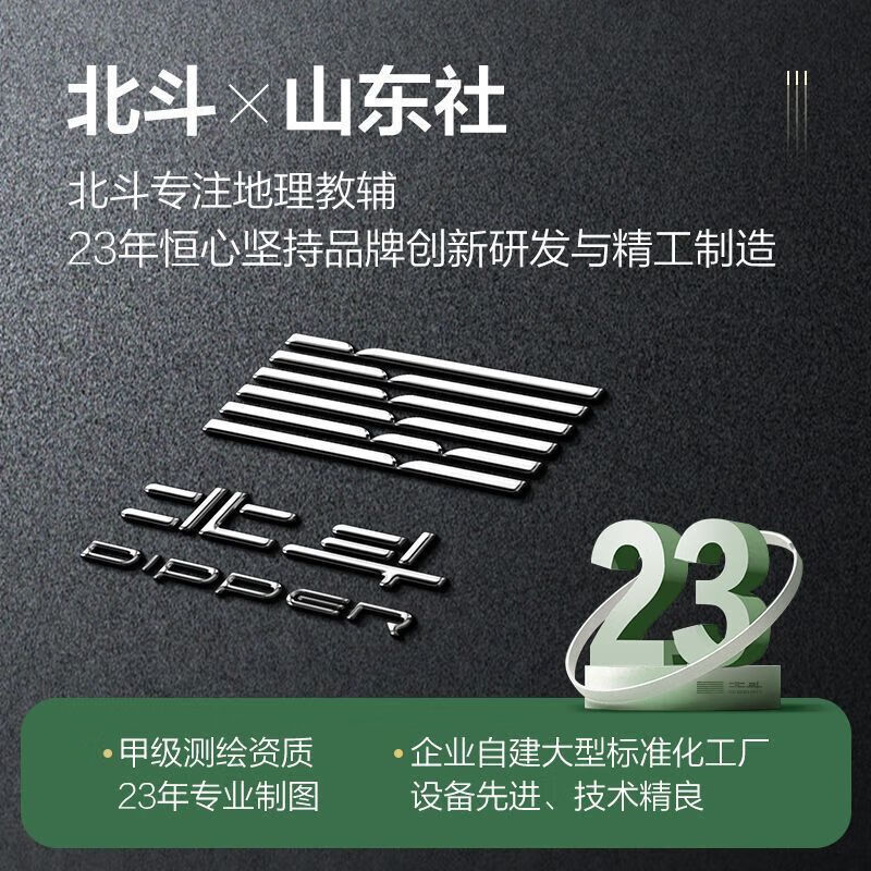 北斗58cm高清3D立体凹凸地图中国世界地形图真实触摸地形地貌 北斗正版3D立体高清地形图 58cm中国+世界地形图