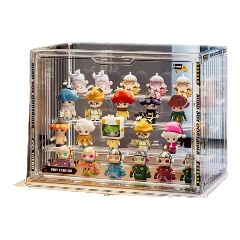 �������� labubuչʾ����������ä��չʾ͸����װ���������ްڼ� ��װ���ְ���ش�š�͸��ɫ/1��װ��