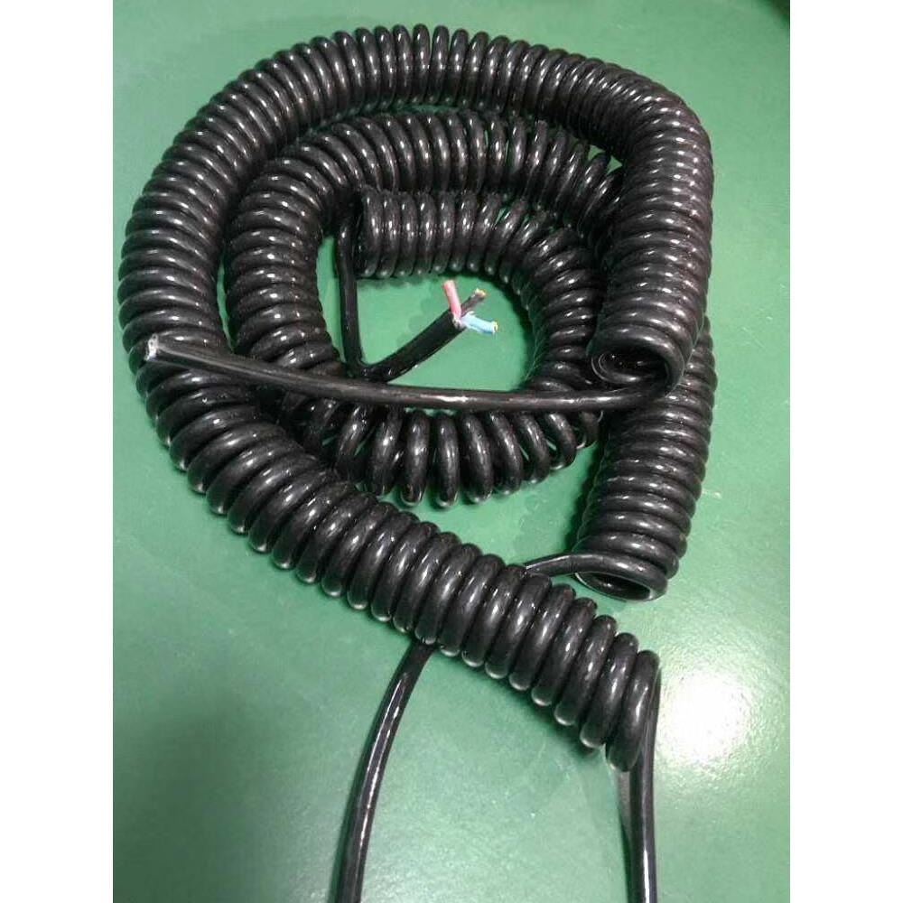 5平方螺旋电缆线10芯弹簧线 拉开1米 0.2平方0.3平方带 0.1平方毫米