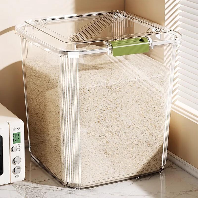 稻草熊家用大容量米桶+量杯