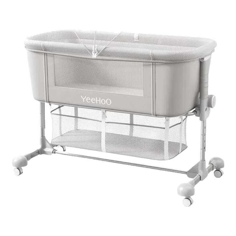 英氏（YEEHOO）新生婴儿床拼接大床便携式床多功能换尿布台可移动宝宝床