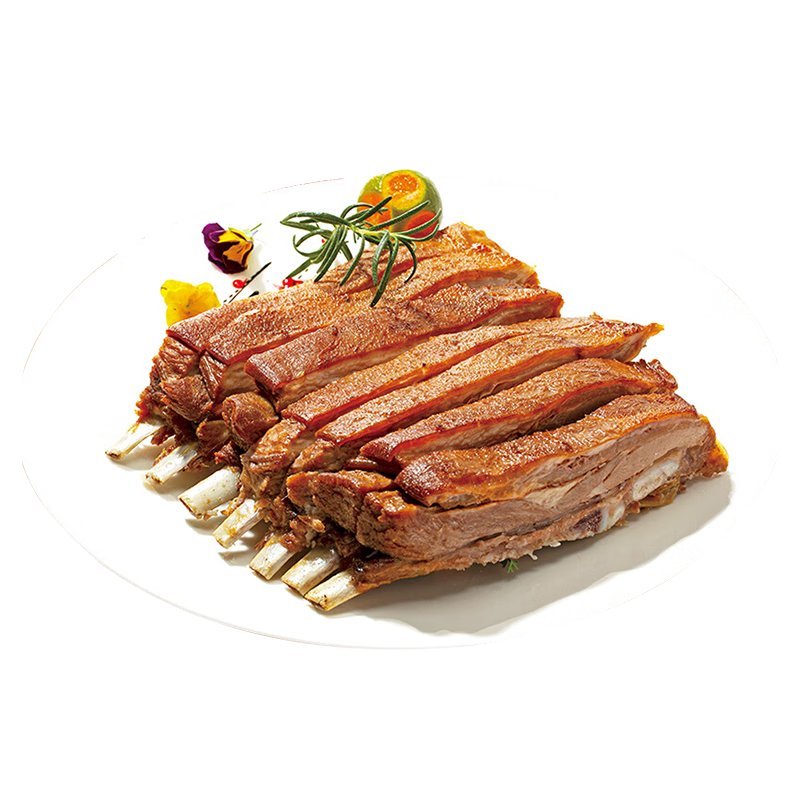 珍百年孜然羊排400g冷凍羔羊肉排骨燒烤食材預制菜空氣炸鍋出游露營野餐
