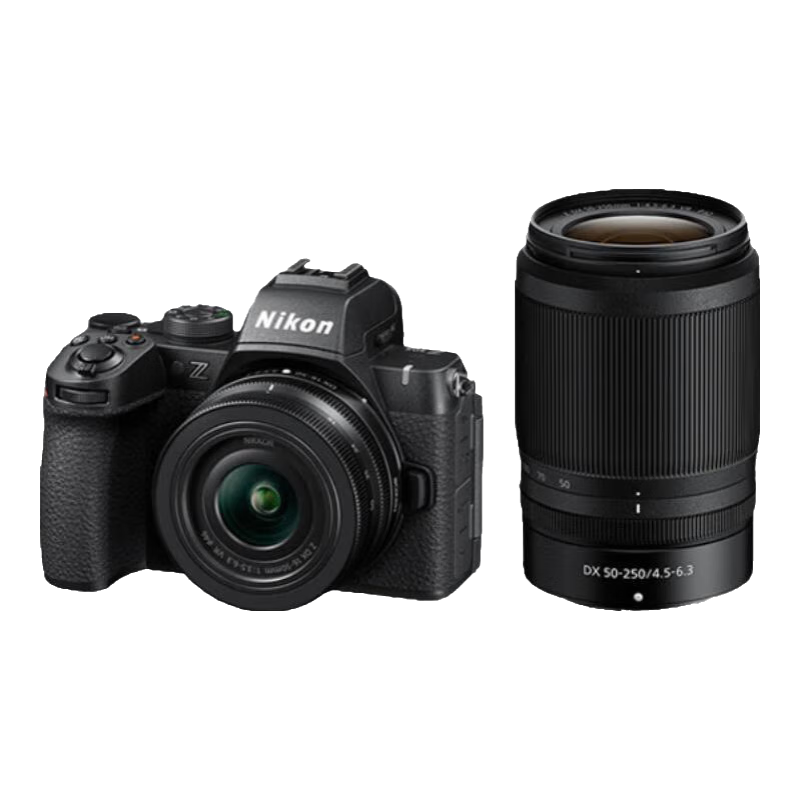 �῵Nikon/Z50II ΢����� Z50����Vlog���ĸ������α�Я רҵ ��Ӱ ��¼4K N-log�෭����������� Z50II(16-50+50-250)˫��ͷ��װ ���䡾����������