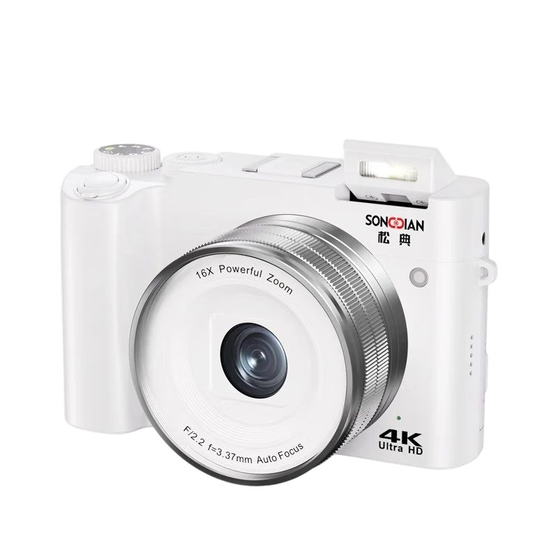 �ɵ䣨SONGDIAN���������ǰ��˫�� 4K����΢������vlog������Яѧ�����ż������DC218 ��ɫ 32G �ڴ�