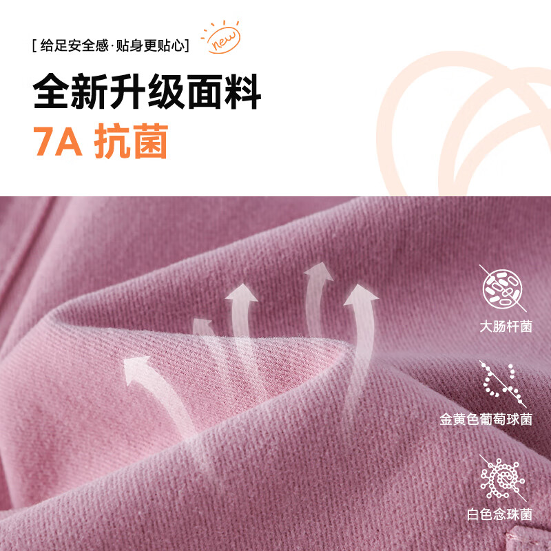 棉花堂(cottontown)【100%棉】棉花堂儿童裤子纯棉长裤春秋新款男童女童休闲裤抗菌 军绿 130 130/59