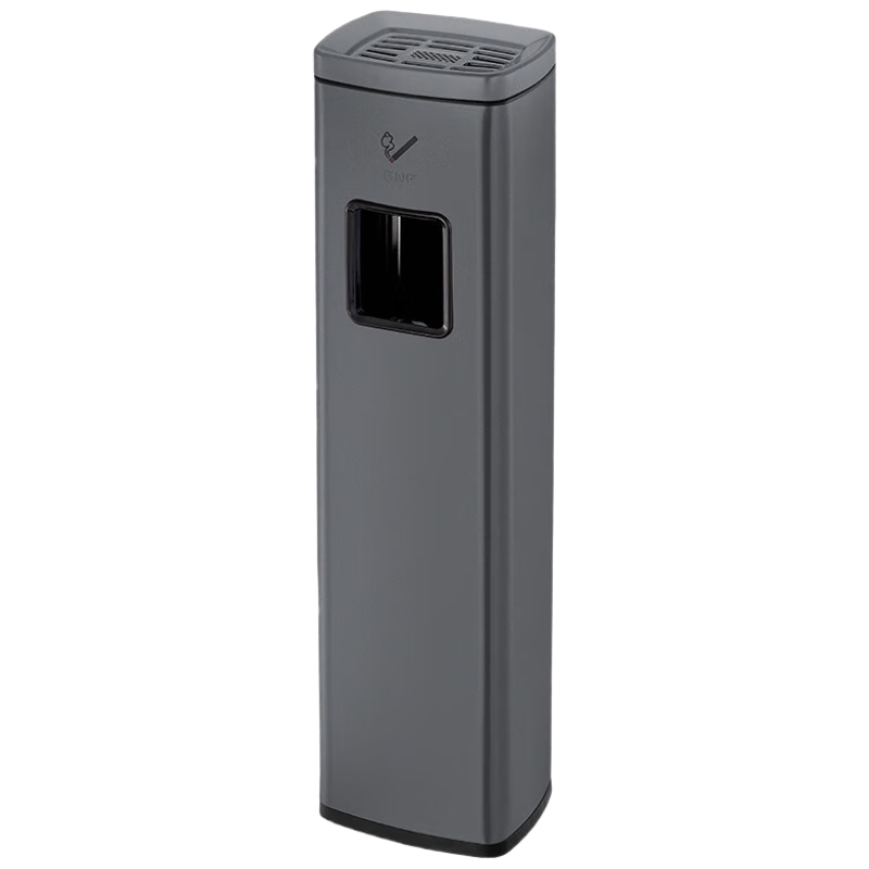 GNF煙蒂柱 不銹鋼立式帶內桶 煙灰桶滅煙筒吸煙區(qū)煙頭吸煙滅煙垃圾桶 水泥灰【滅煙+垃圾桶】GPX-129W