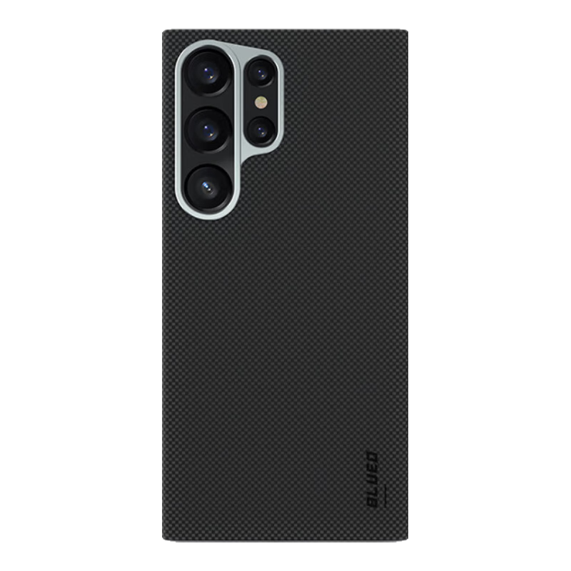 BLUEO蓝猩适用三星S24Ultra手机壳S24Ultra保护壳纤薄凯夫拉芳纶纤维防摔抗指纹保护套