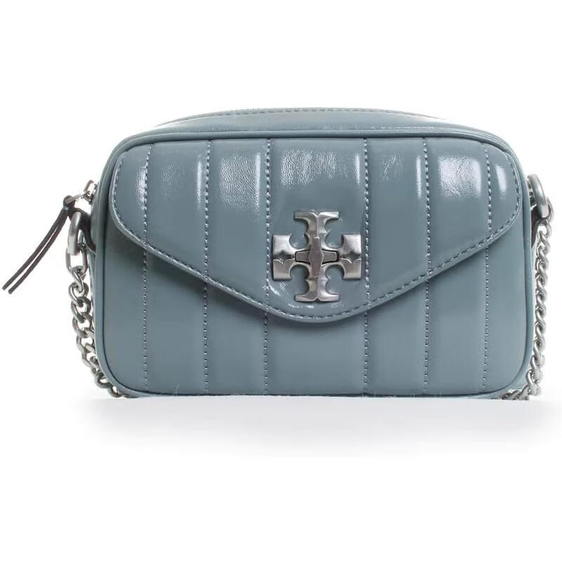 湯麗柏琦(Tory Burch)女式小號相機包拼接設計金屬扣精致logo斜挎包 initial