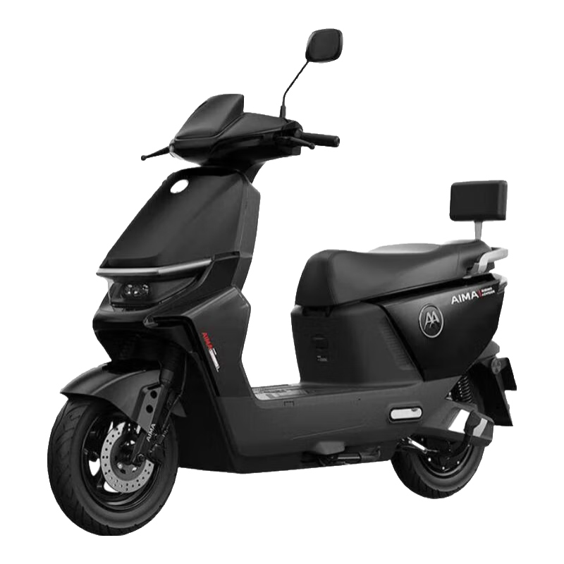 愛瑪獵騎獵奇72V電動摩托車成人超長續(xù)航電動車成人時尚外賣高速電摩 獵奇-鋼琴黑