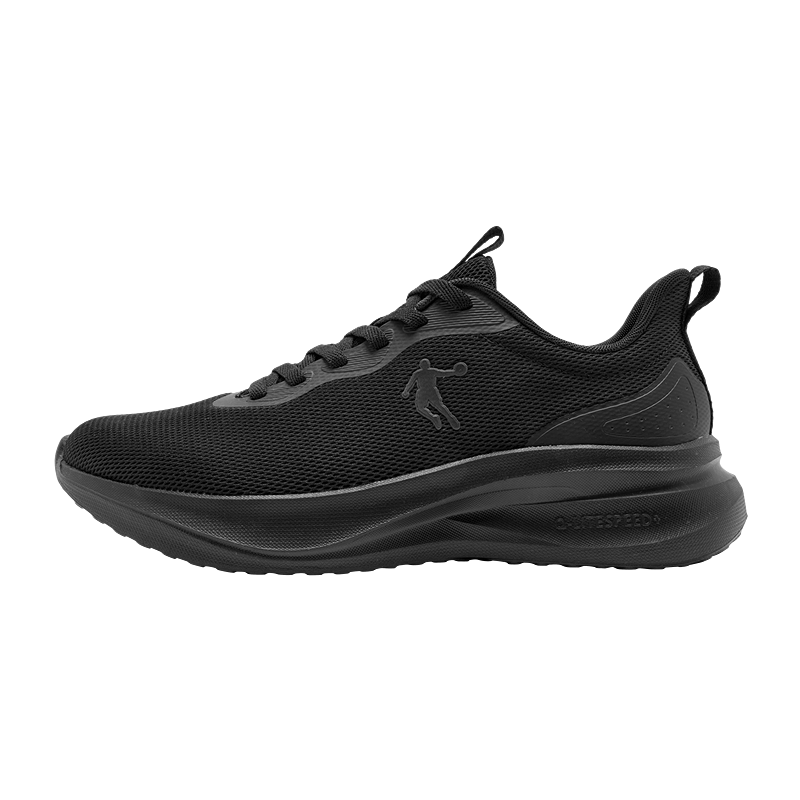 乔丹运动鞋男秋冬季新款跑步鞋减震运动鞋舒适经典百搭鞋子男 黑色 【评价有礼】 44.5