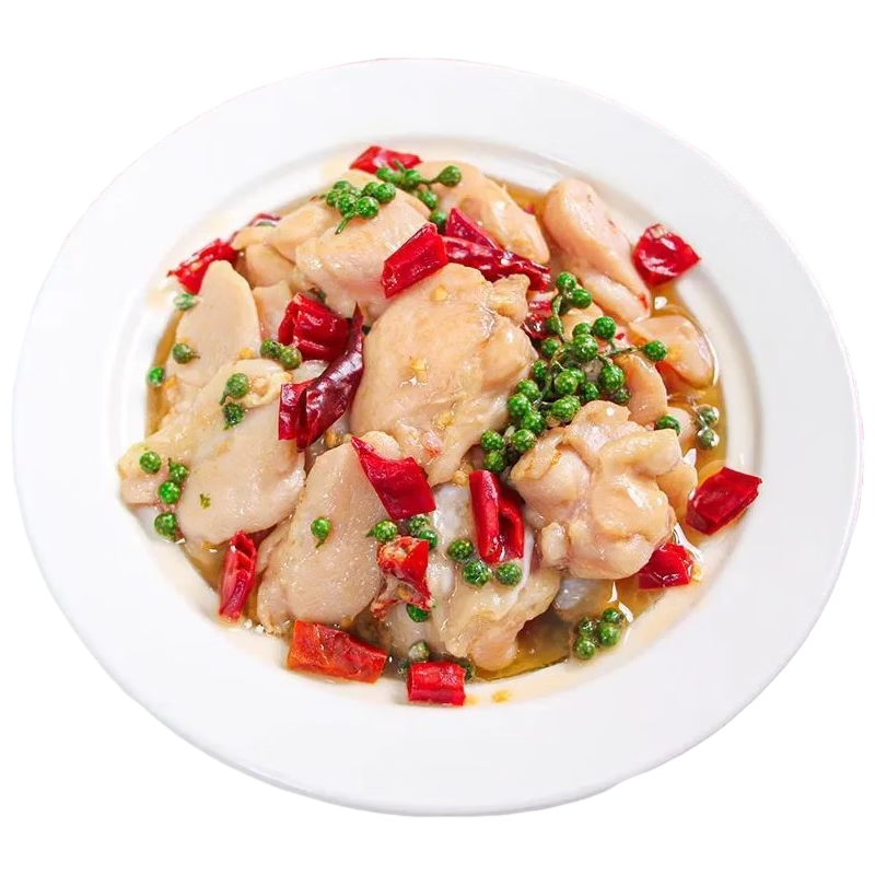 青花椒油黃雞 油黃雞調(diào)理腌制雞肉 1kg/包 冷凍火鍋燒烤食材 青花椒油黃雞1kg/包*2包