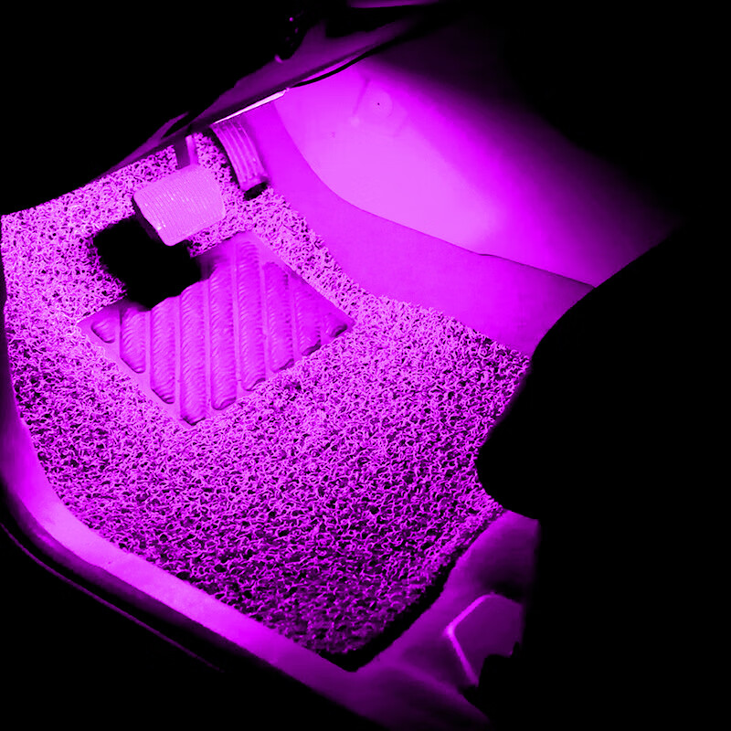 scar 汽车内饰装饰灯led车内氛围灯脚底气氛灯七彩音