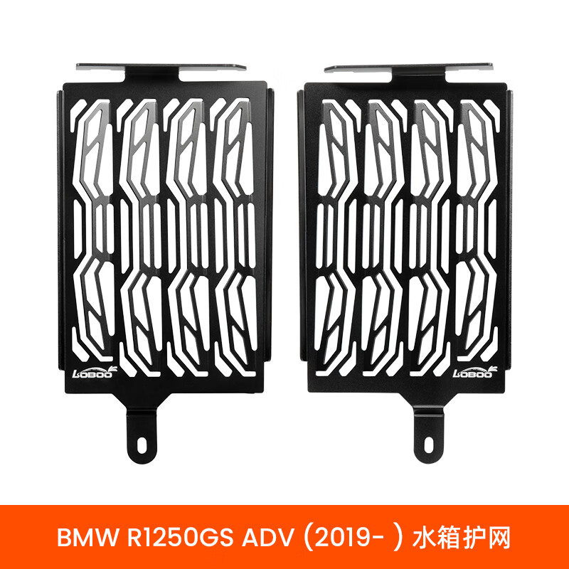 LOBOO蘿卜摩托車(chē)水箱護網(wǎng) 適用BMW寶馬/ADV改裝擋泥板護罩 黑色_適用寶馬R1250GS_ADV
