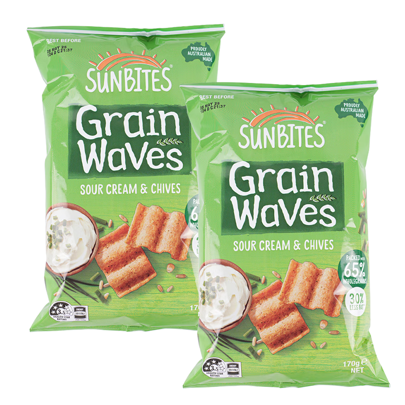 Sunbites��Ƭ���������ζ�����ι���Ƭ170g*2�����޽���������ʳ��ʳƷ