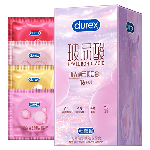 ���ڲ���������˹��durex�������������ˮ�ⱡ�����ĺ�һ16ֻ����Ů�ð�ȫ�׳�����Ȥ��Ʒ ˮ�ⱡ�����ĺ�һ 16ֻ 104.31Ԫ(������)