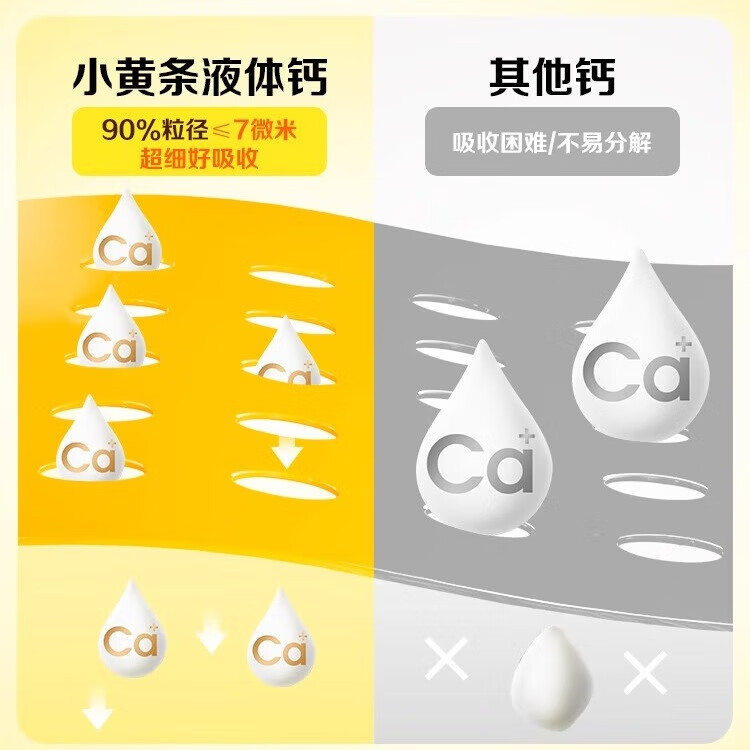 迪巧液体钙小黄条plus柠檬酸钙儿童钙锌同补增强食欲不挑食专业儿童钙 【买6送1正装】迪巧小黄条 20条*1盒