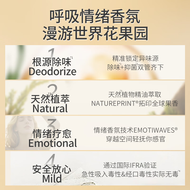 蔬果园空气清新剂香氛香薰 房间车载卫生间厕所去异味除臭久留香清香剂 【香氛升级】波尔多葡萄园350ml