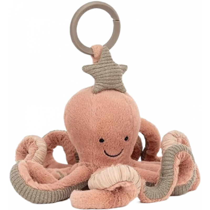JellycatOdell可愛章魚玩偶陪伴玩具六一兒童節(jié)公仔小海星禮物OD2 APRICOT ONE SIZE - H4英寸 X W8英寸