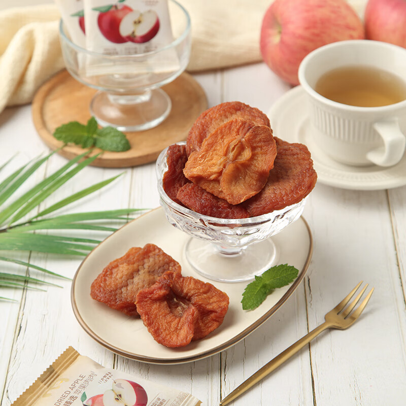 麦臻选【麦德龙超市】苹果肉肉350g红富士苹果水果干休闲小零食